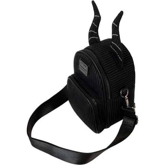 🆕Loungefly Disney Villains Malificent Convertible Mini Backpack - Picture 4 of 6